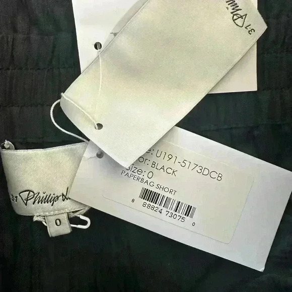 3.1 Phillip Lim Paper Bag Shorts black size 0 NWT - Picture 3 of 6